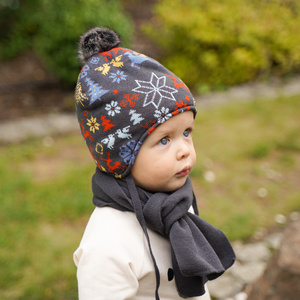 Winterset Jungen: Mütze und Schal Light blue Remek