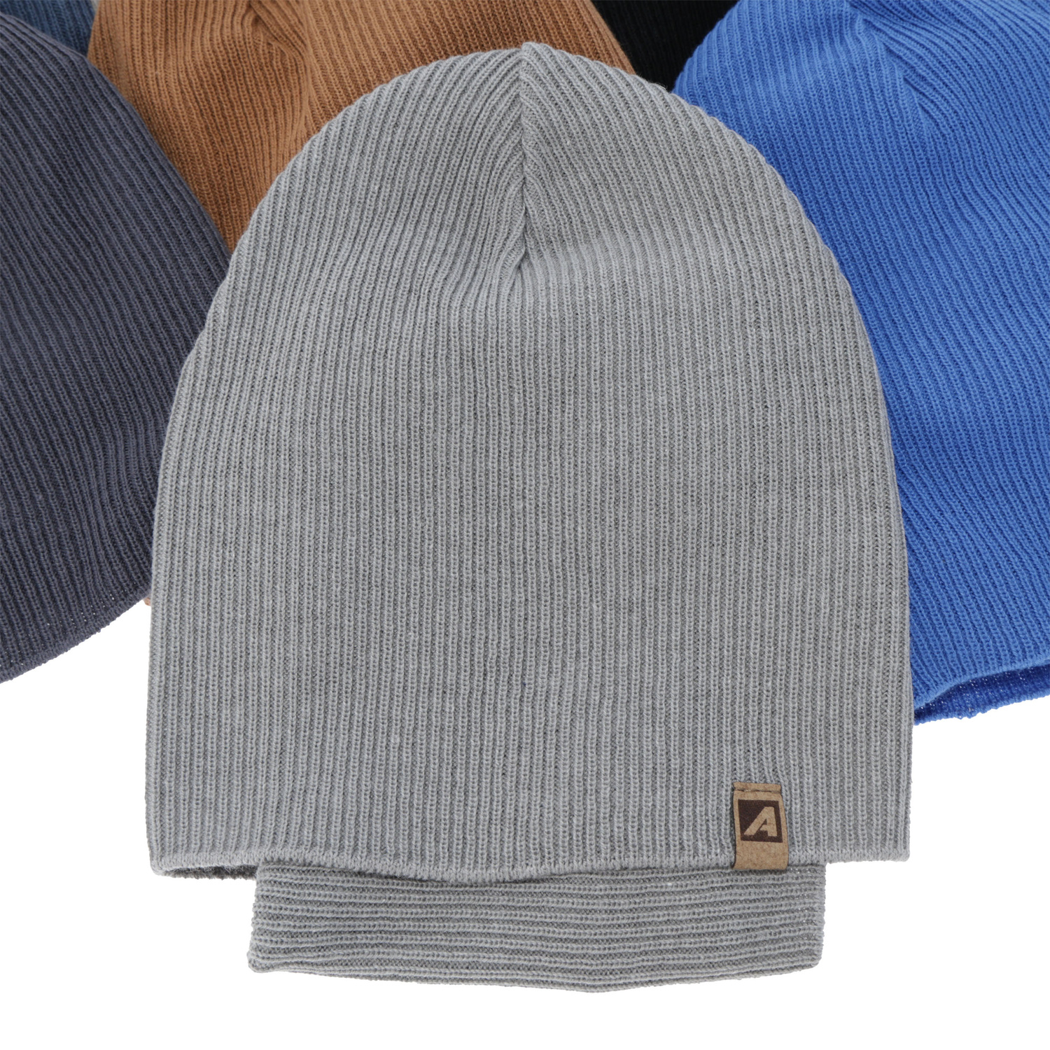 Herbst und Frühlingsset Jungen: Mütze und Schlauchschal, mit Baumwolle, camel, Lucer