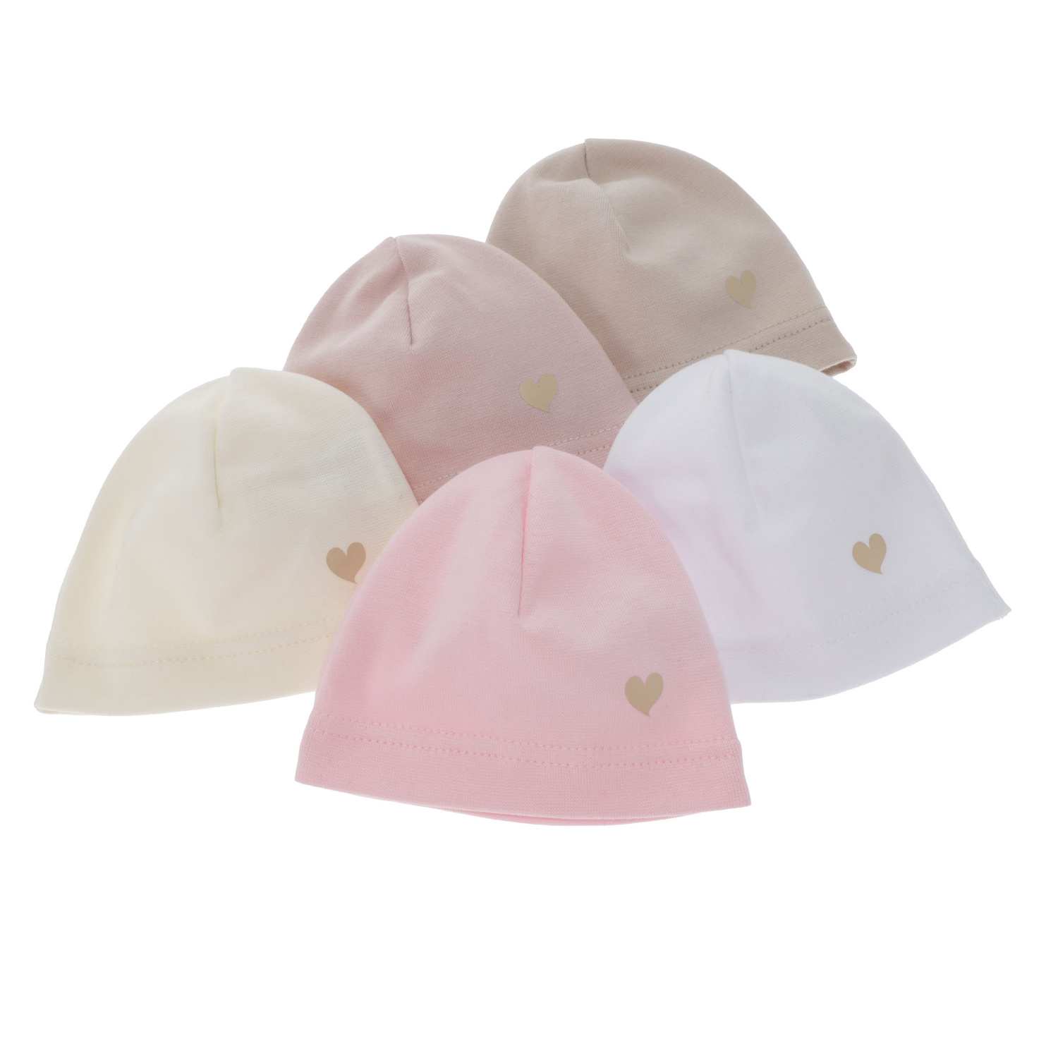 Herbst und Frühlingsmütze für Mädchen, weiß, aus Baumwolle, Nestie