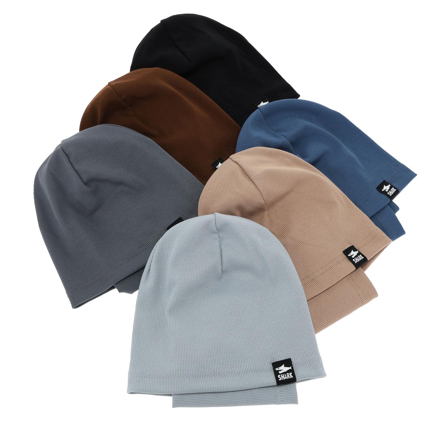 Herbst und Frühlingsset Jungen: Mütze und Schlauchschal, Baumwolle, beige, Rumel