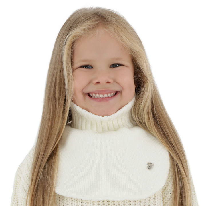 Schlauchschal für Mädchen Cremefarben Pixi