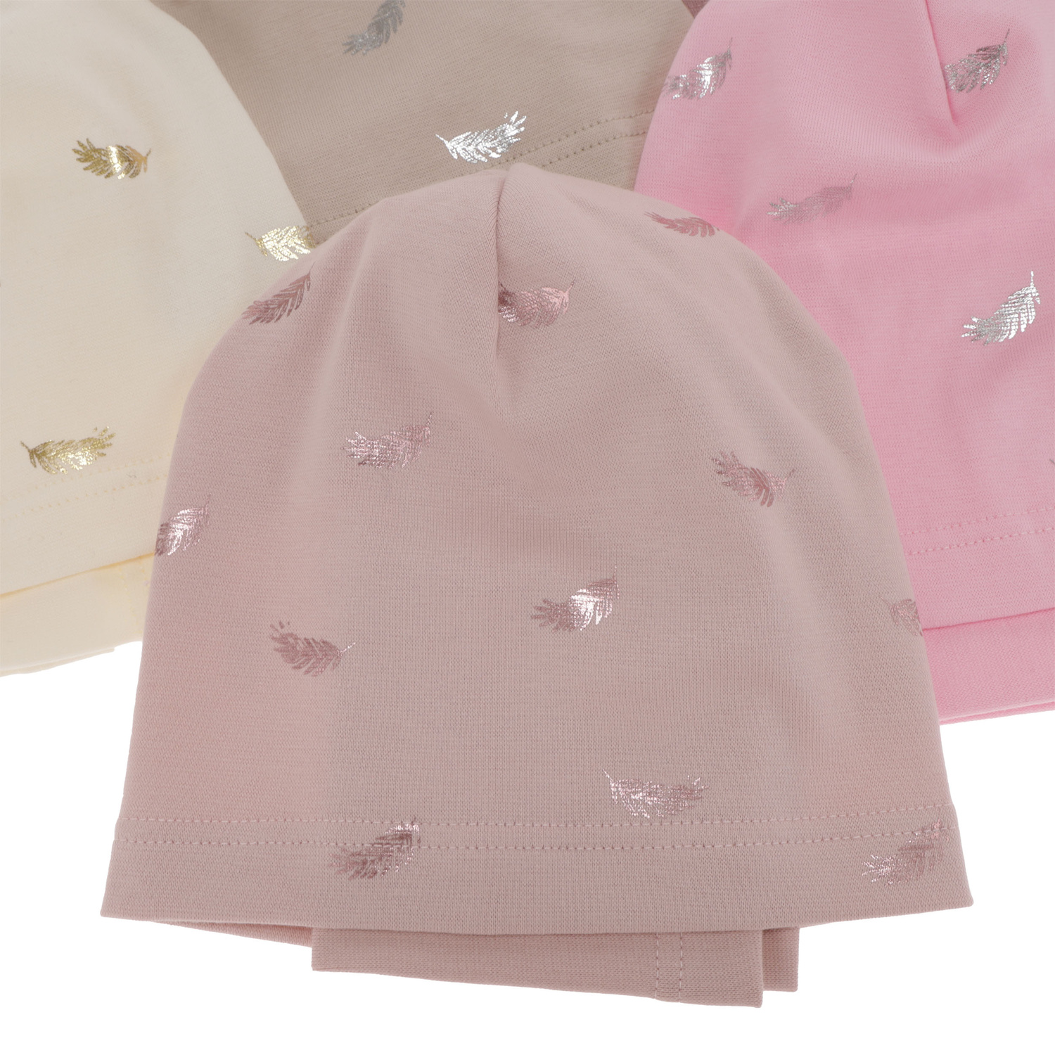 Herbst und Frühlingsset Mädchen baumwolle: Mütze und Schlauchschal Amaranth Florena