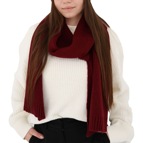 Schlauchschal Damen Merinowolle Burgunder Loretta