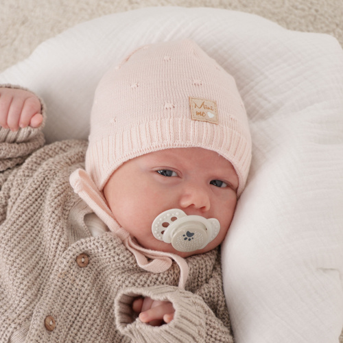 Herbst und Frühlingsmütze für Mädchen Grau Celine