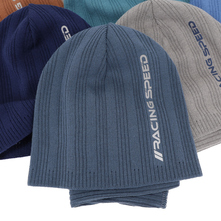 Herbst und Frühlingsset Jungen: Mütze und Schlauchschal Navy Blau Kolorado