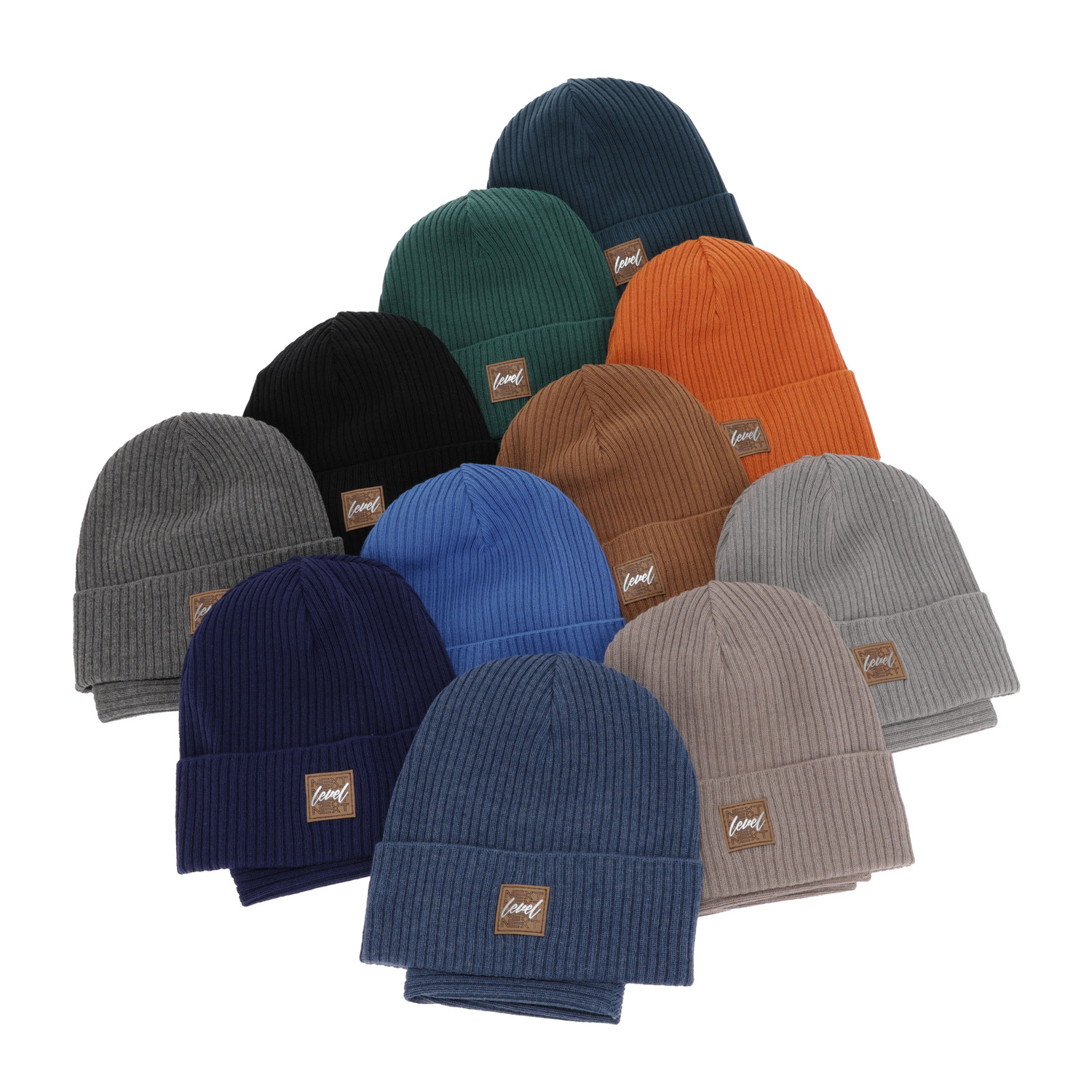 Herbst und Frühlingsset Jungen: Mütze und Schlauchschal, mit Baumwolle, Schwarz Fenix