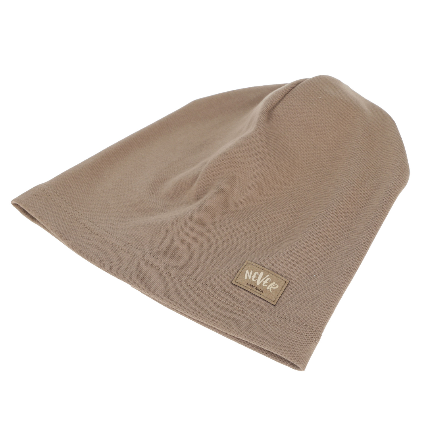 Herbst und Frühlingsset Mädchen: Mütze und Schlauchschal, beige, aus Baumwolle, Torila