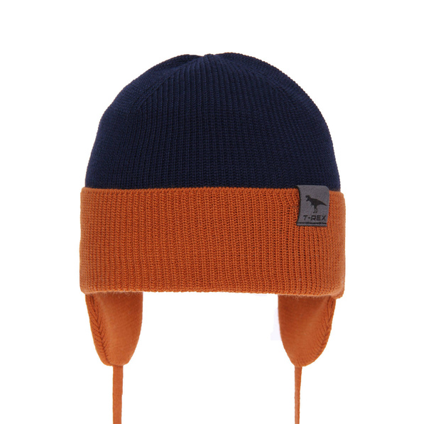 Herbst und Wintermütze für Jungen Orange Pegaz