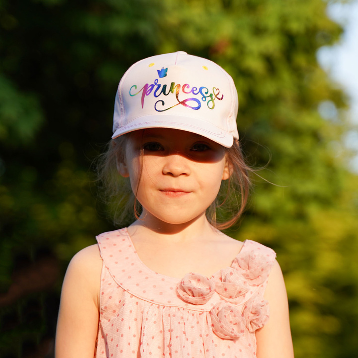 Mütze mit Schirm für Mädchen Grau Princess