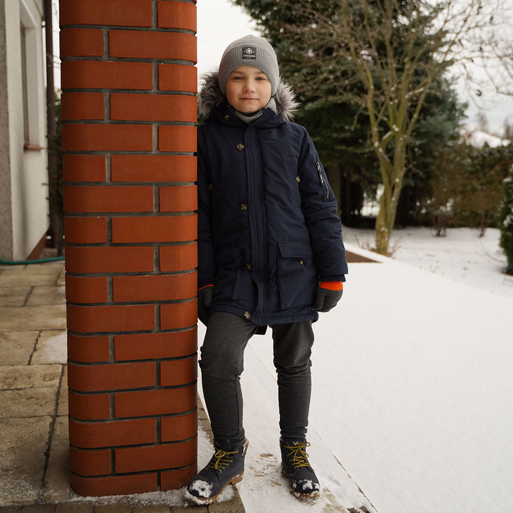 Winterset Jungen: Mütze und Schlauchschal Khaki Santiago