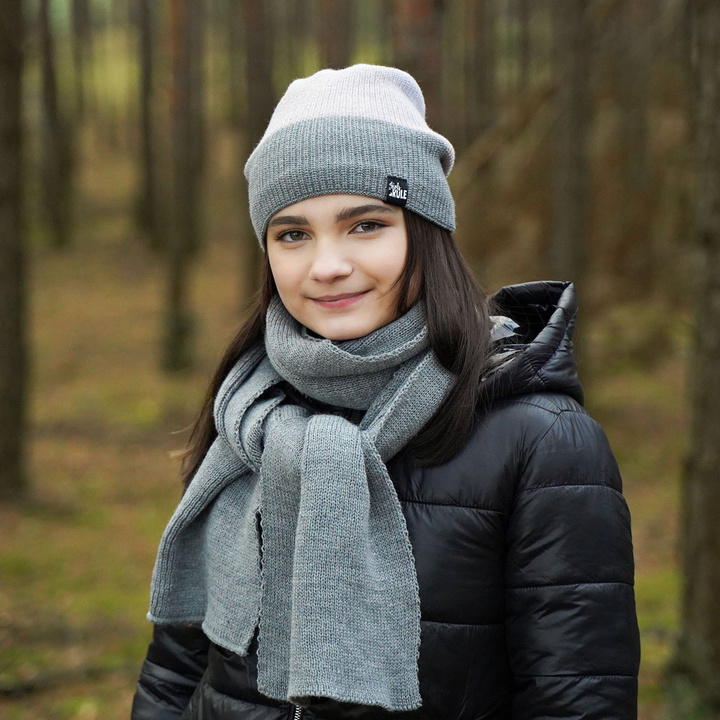Winterset Mädchen: Mütze und Schal Rosa Kourtney