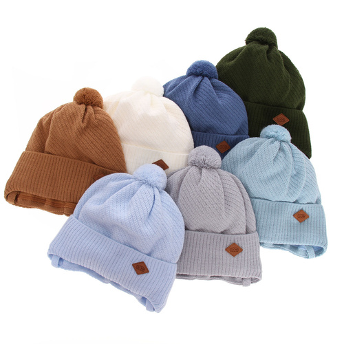 Herbst und Frühlingsmütze für Jungen Blau Halmin