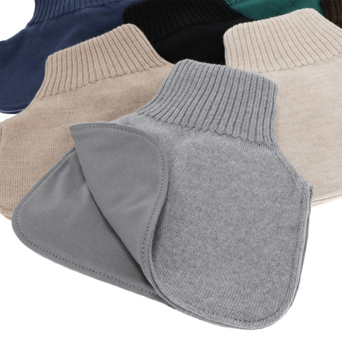 Halswärmer für Jungen, Winter, 100% Merinowolle, Baumwollfutter, blau, Tiket