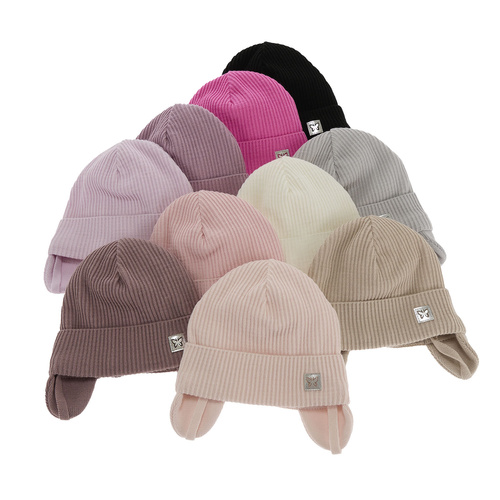 Herbst und Frühlingsmütze für Mädchen Beige Amaya