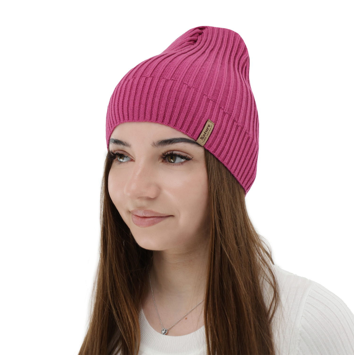 Damen-Herbst- und Frühlingsmütze, mit Baumwolle, grau, Mirona