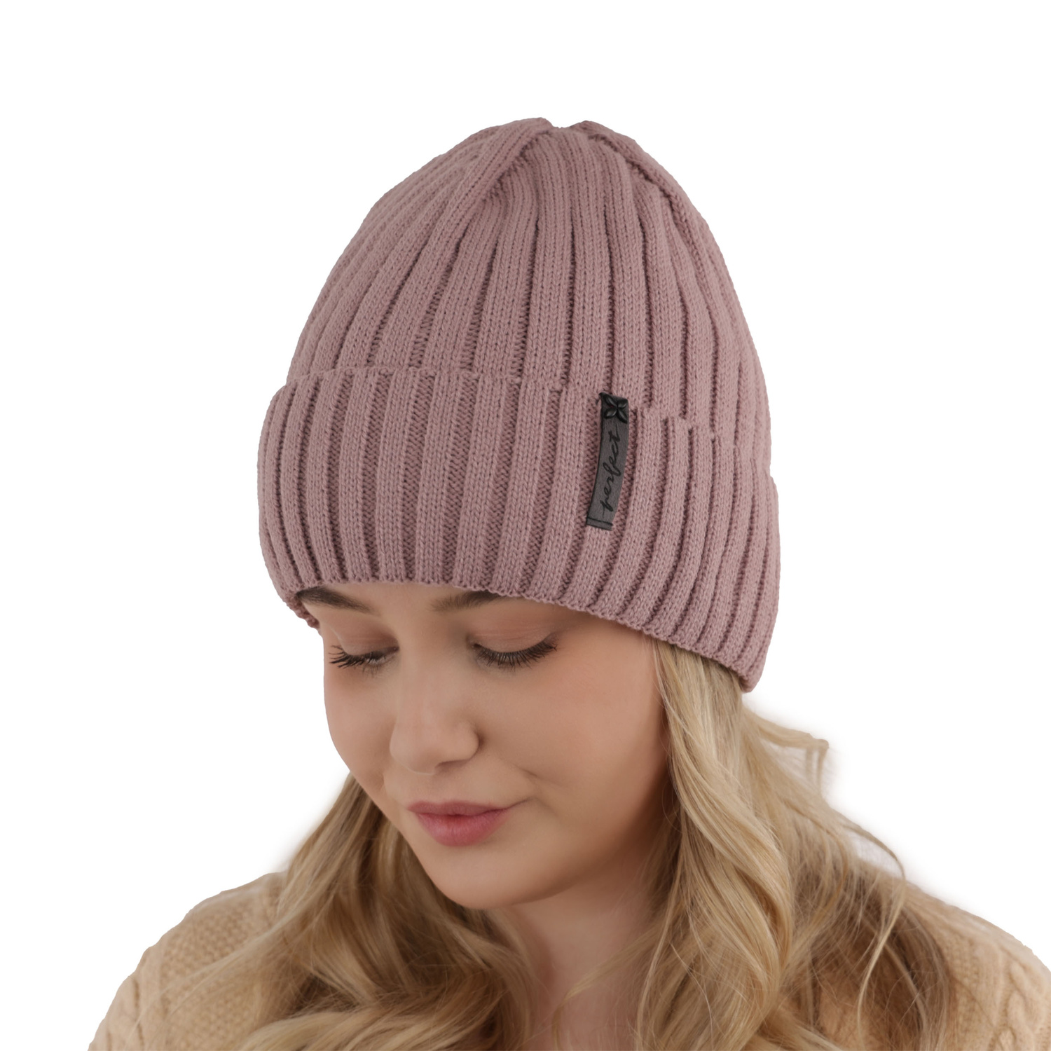 Wintermütze Damen Schwarz Parisa