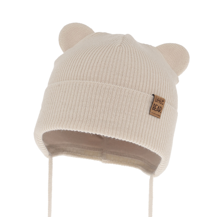 Herbst und Frühlingsmütze für Jungen Beige Nikifor