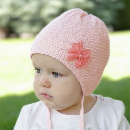 Herbst und Frühlingsmütze für Mädchen Beige Madelin