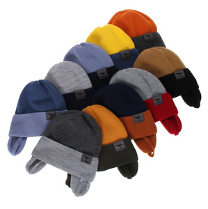 Herbst und Wintermütze für Jungen Schwarz Pegaz