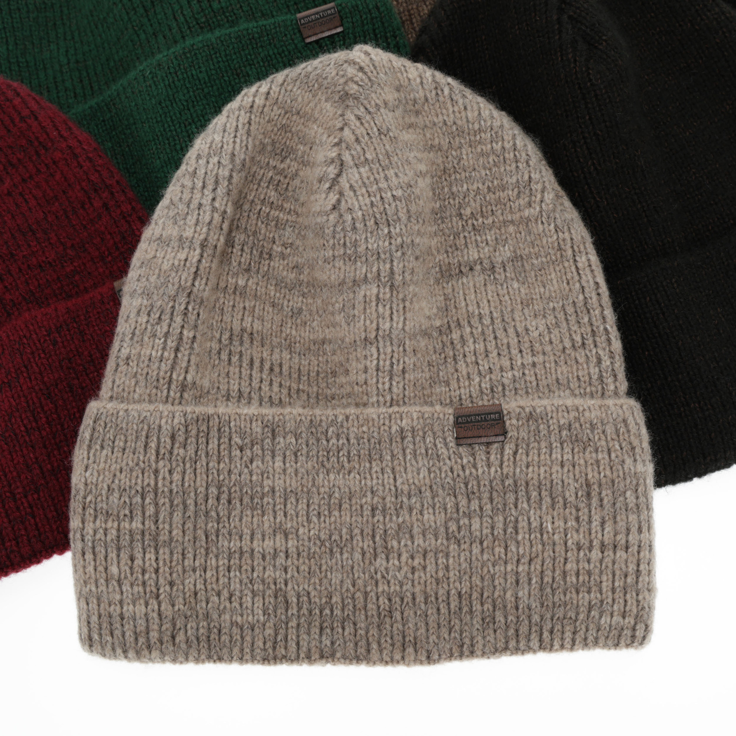 Wintermütze Herren, beżowy, mit Merinowolle, Korins