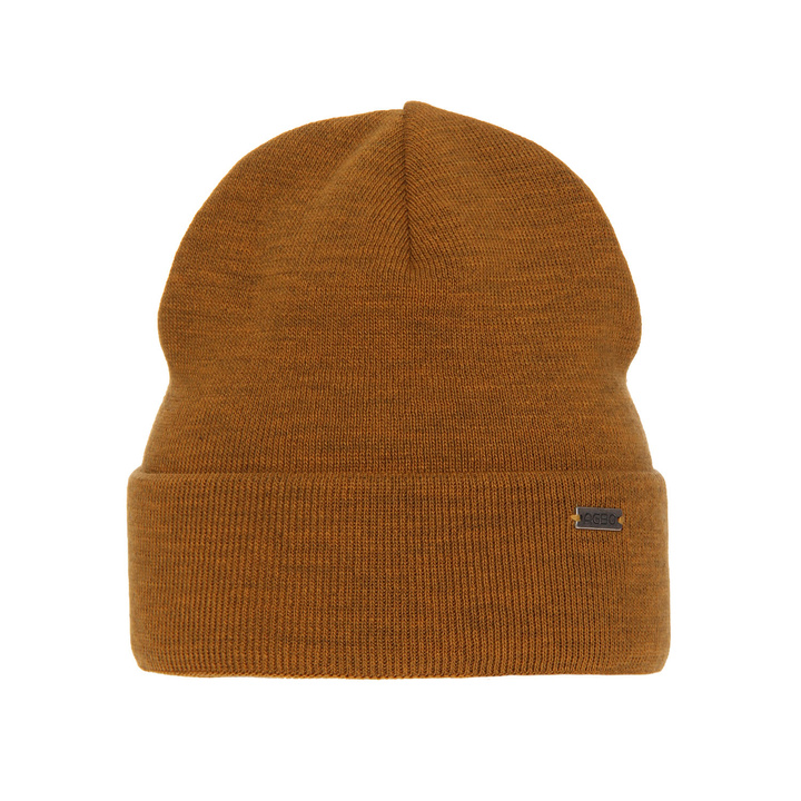 Wintermütze Herren Senffarben Golden