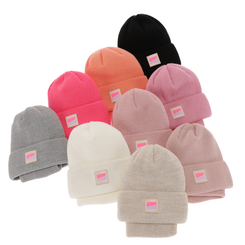 Winterset für Mädchen: Mütze und Schlauchschal in Beige Josephin