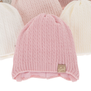 Herbst und Frühlingsmütze für Mädchen Rosa Cheri