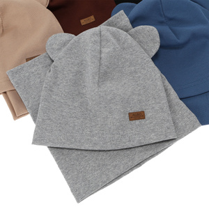 Mütze und Schlauchschal für Jungen, Herbst und Frühlingsset, grau Gregory