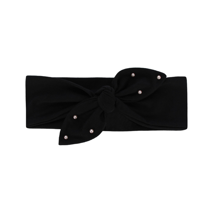 Herbst und Frühlings Stirnband für Mädchen Schwarz Helenka