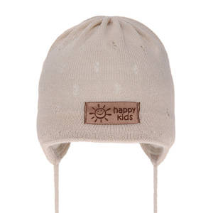 Herbst und Frühlingsmütze für Jungen Beige Bobi