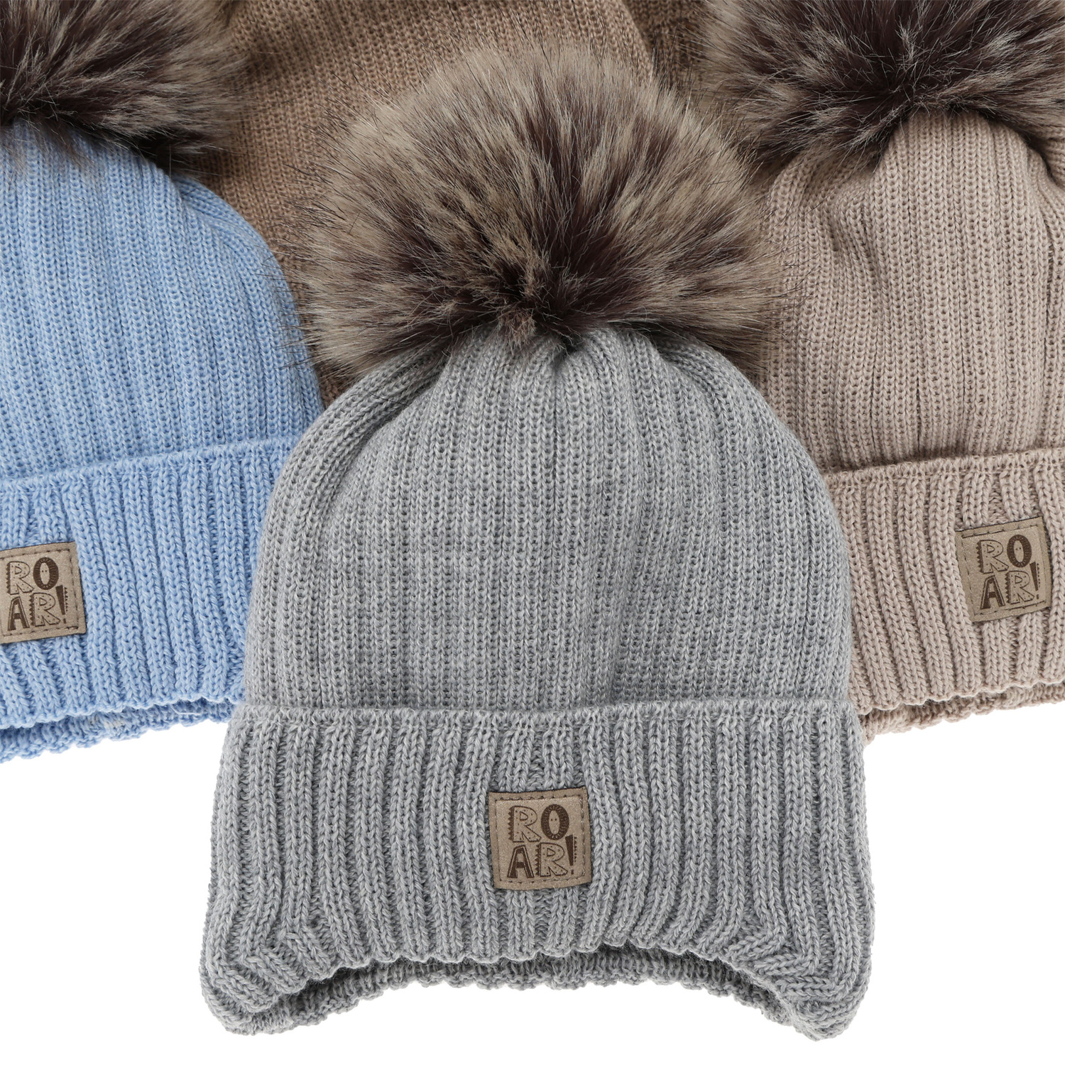 Wintermütze für Jungen, Winter, kremowa, mit Merinowolle, Nabil