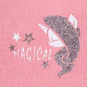 Herbst und Wintermütze für Mädchen Rosa Magical