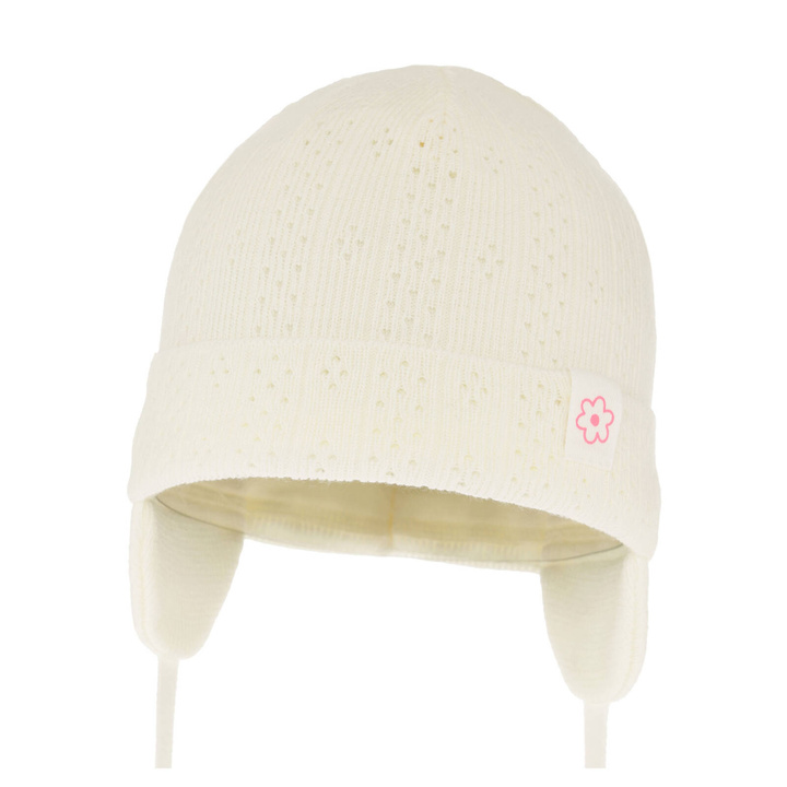 Herbst und Frühlingsmütze für Mädchen Cremefarben Lucrezia