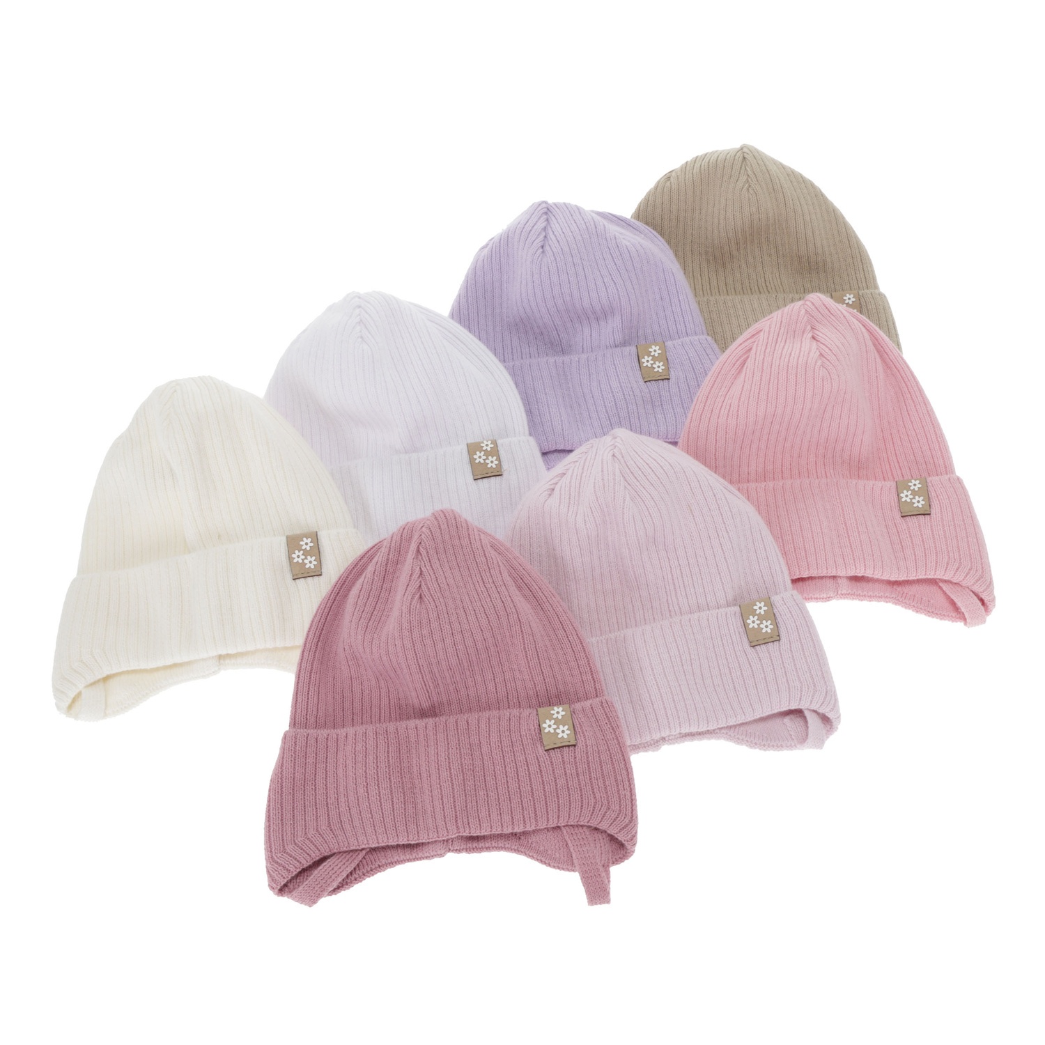 Herbst und Frühlingsmütze für Mädchen, rosa, Baumwolle, Lunara