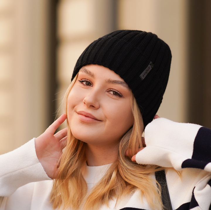 Wintermütze Damen Beige Parisa