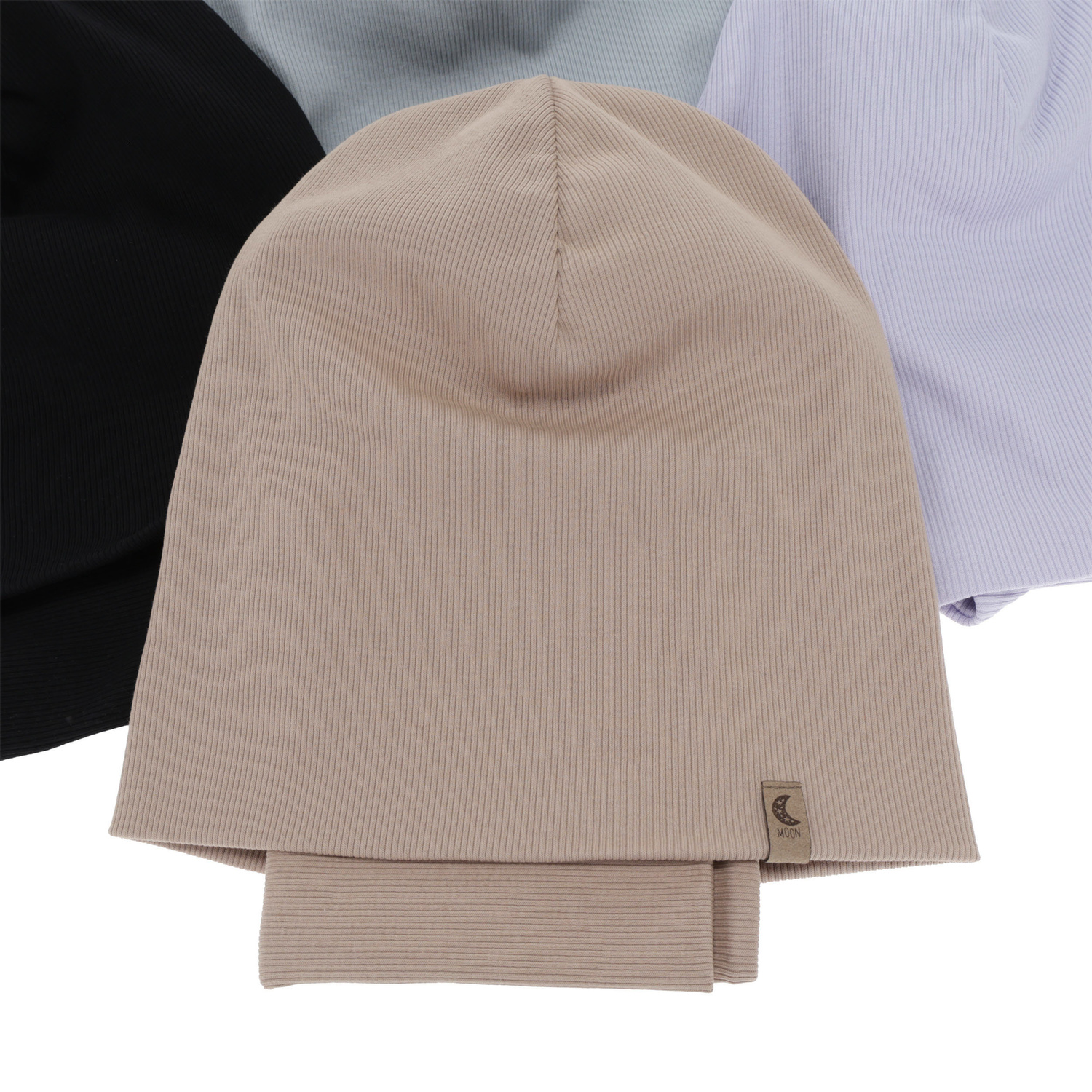Herbst und Frühlingsset Mädchen: Mütze und Schlauchschal, Baumwolle, beige, Bravura