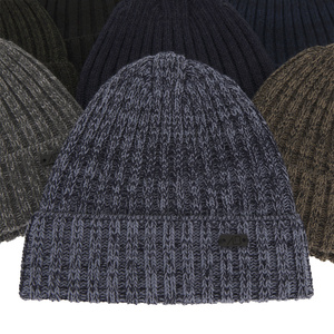 Wintermütze Herren aus Merinowolle in Beige Timon