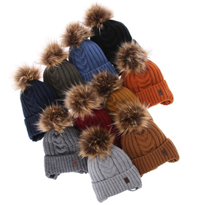 Winterset Jungen: Mütze und Schlauchschal mit Bommel Burgunder Kongo