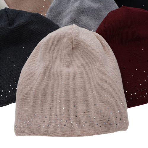 Wintermütze Damen aus Merinowolle in Rosa Minerwa