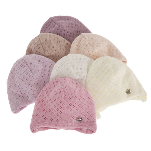 Herbst und Frühlingsmütze für Mädchen Violett Lidia