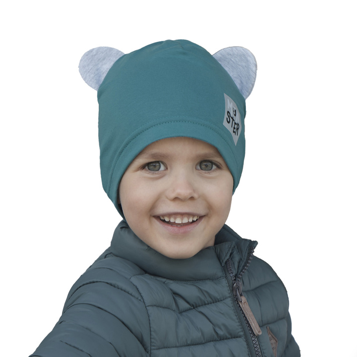 Herbst und Frühlingsmütze für Jungen Grün Jugo