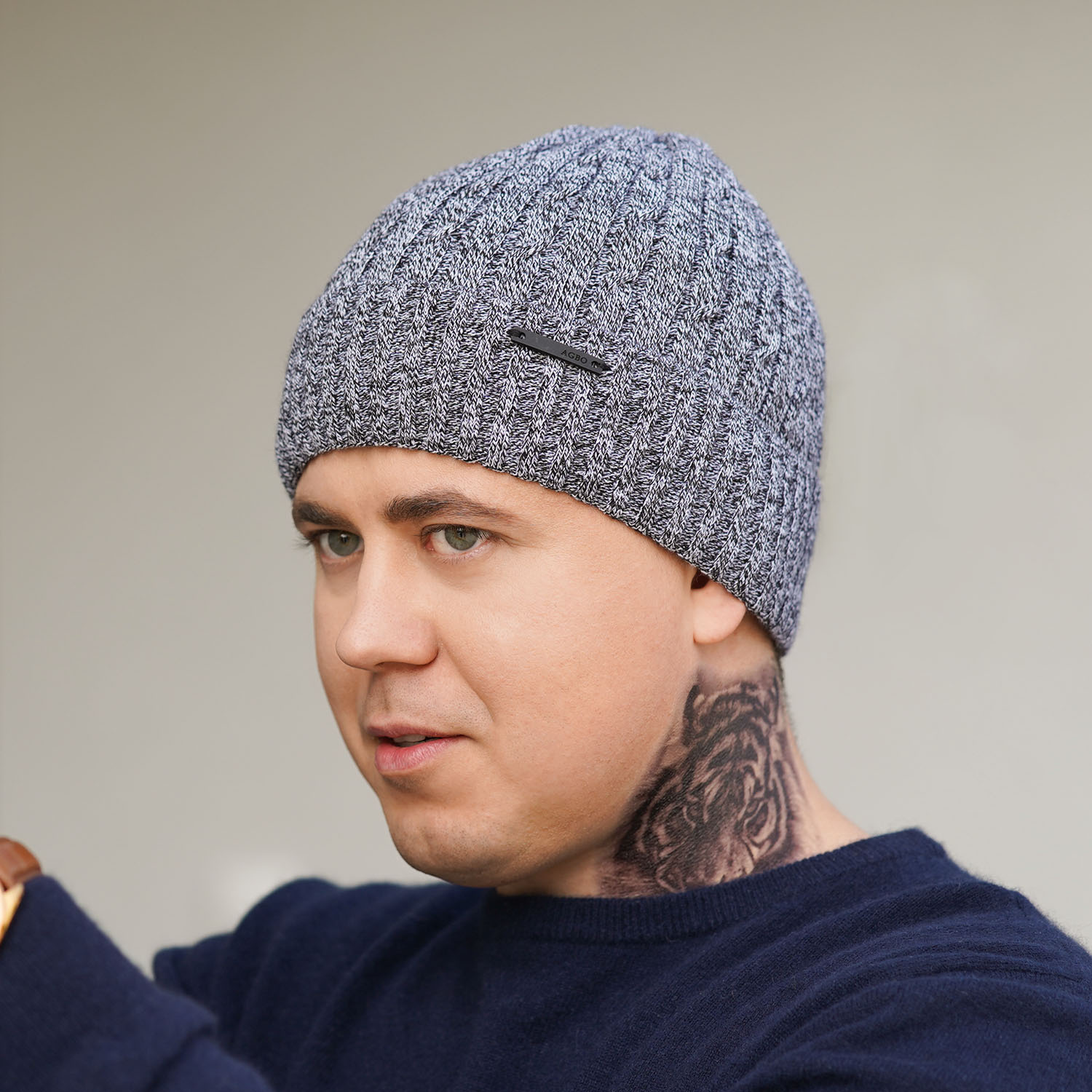 Wintermütze Herren Grau Mishel