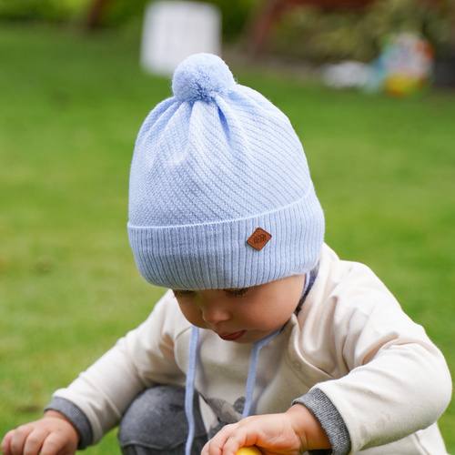 Herbst und Frühlingsmütze für Jungen Blau Halmin