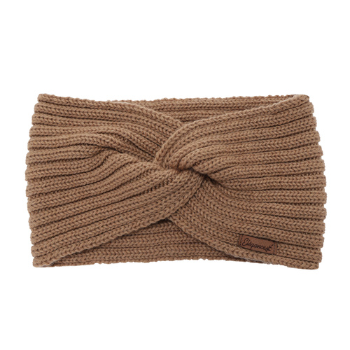 Stirnband Damen, Winter, camel, 100% Merinowolle, Veka
