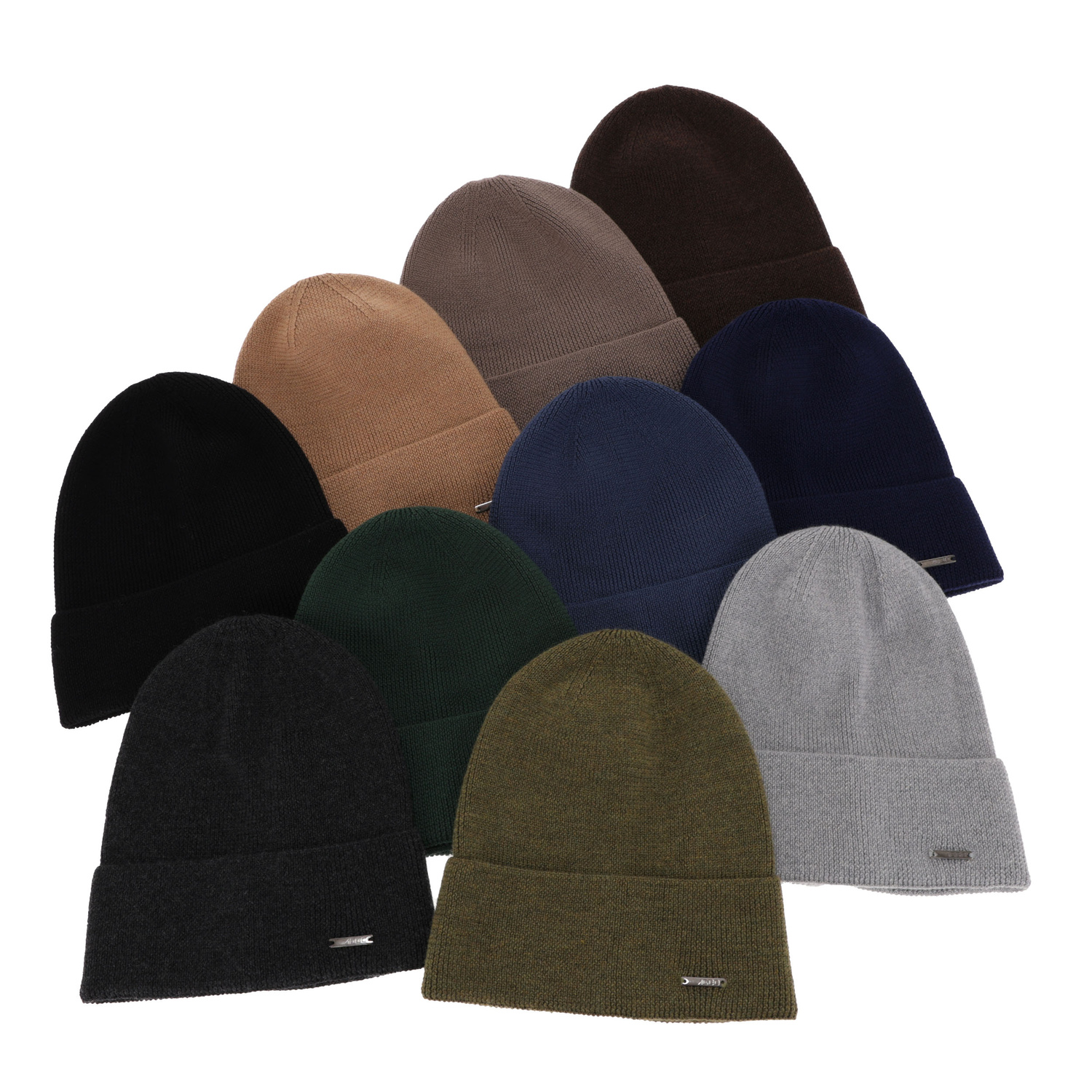 Herrenmütze Frühling- Winter Navy Blau 100% extrafeine Merinowolle Memfis