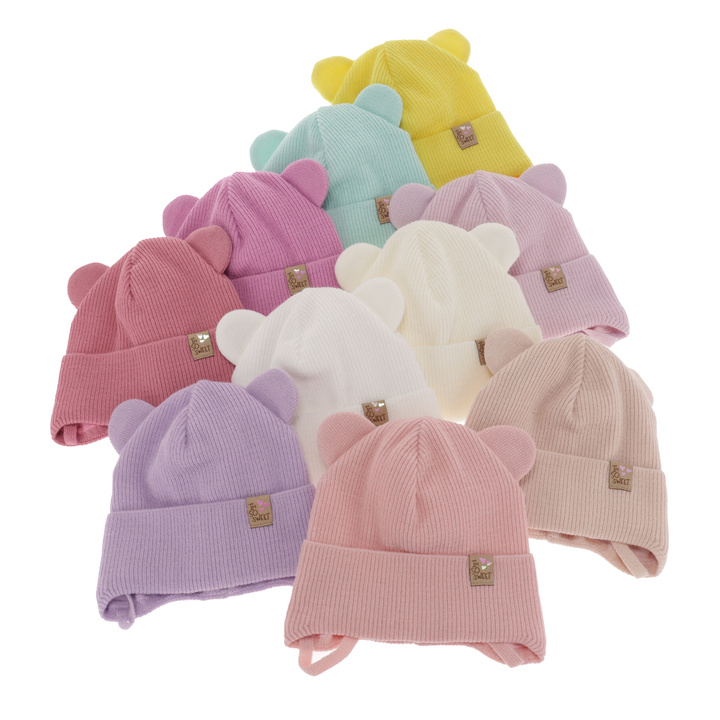 Herbst und Frühlingsmütze für Mädchen Rosa Noemi