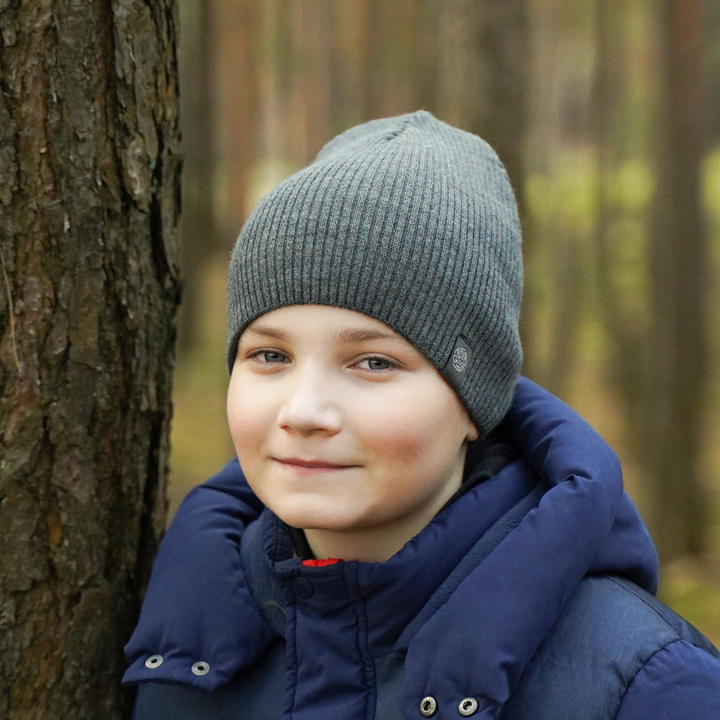 Wintermütze Jungen Senffarben Imbir