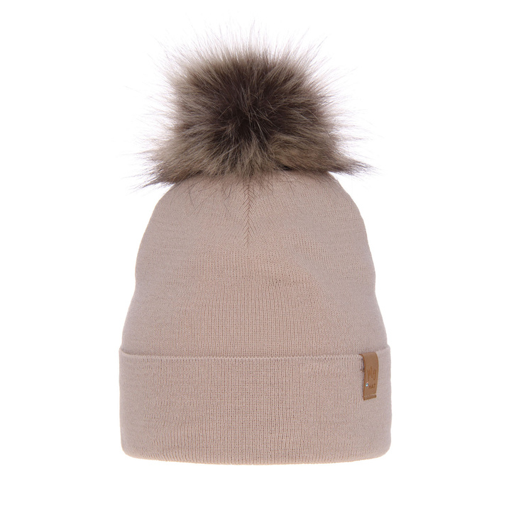 Wintermütze Damen Beige Kalia