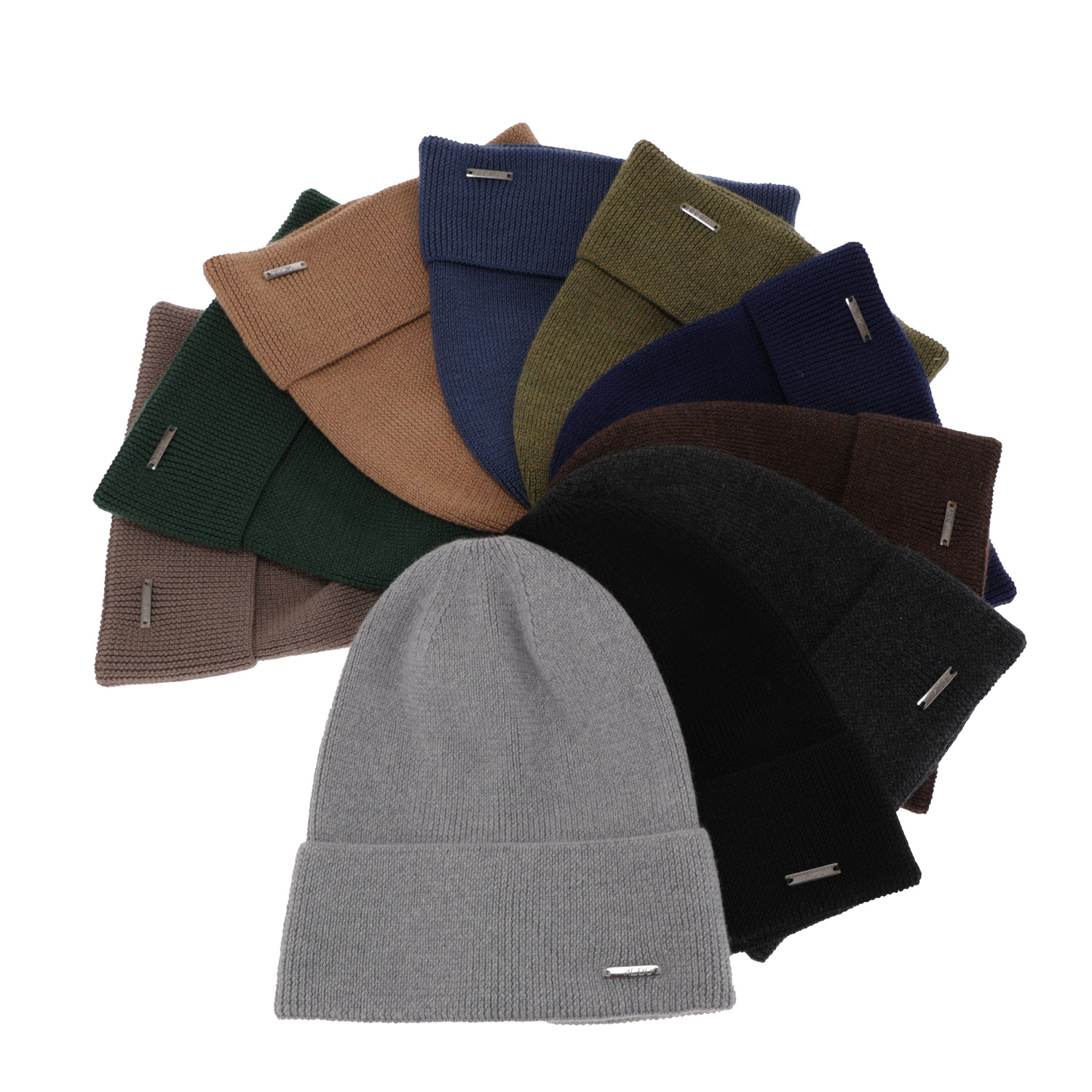 Herrenmütze Frühling- Winter Navy Blau 100% extrafeine Merinowolle Memfis