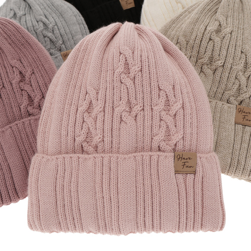 Winterset für Mädchen: Mütze und Schlauchschal in Rosa Rema